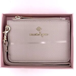 Nanette Lepore Gray Wristlet Wallet w/Gift Box - NIB